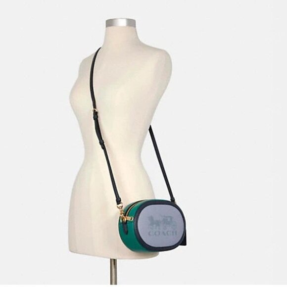 Coach Camera Bag i Colorblock wi Horse and Carriage C5777 $328 FREE shipping - Picture 3 of 5